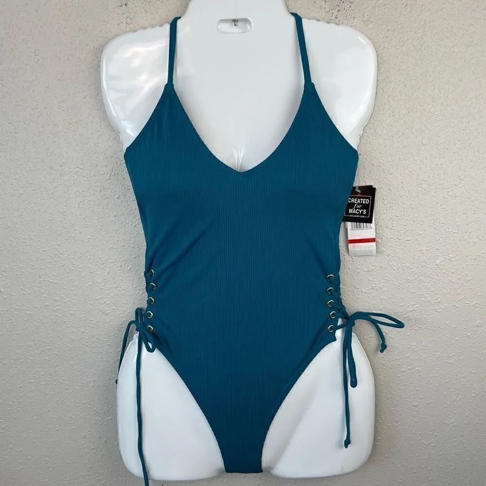 NWT California Waves One Piece Swim Suit Size XS